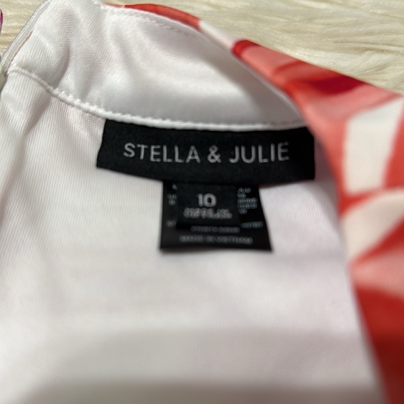 Stella & Julie sleeveless Lead pattern colorful sheath dress - Picture 5 of 7